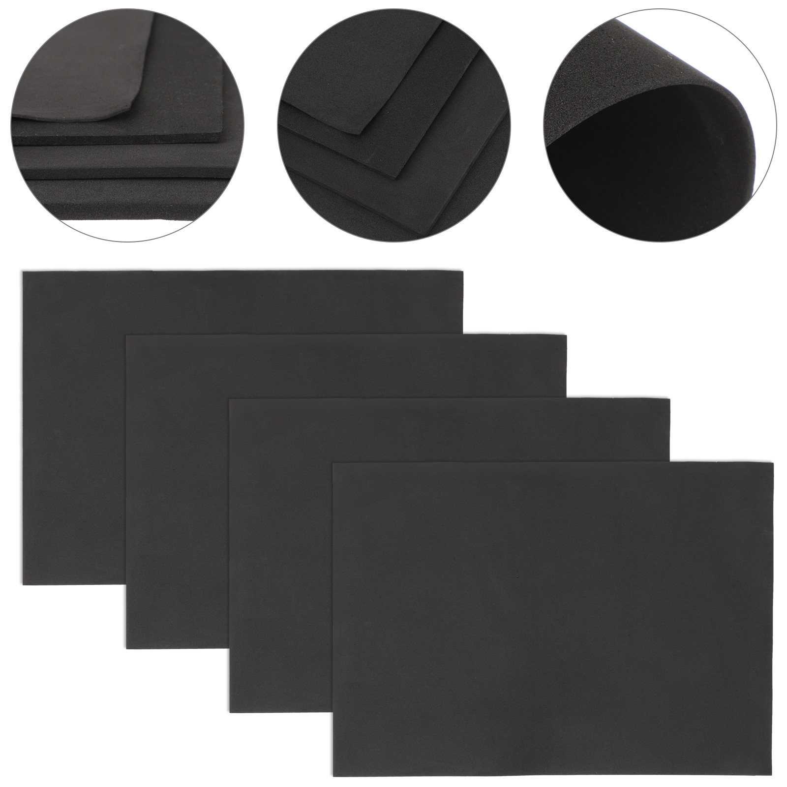 Cosplay Prop Foam Board - 4 pièces de feuilles de mousse