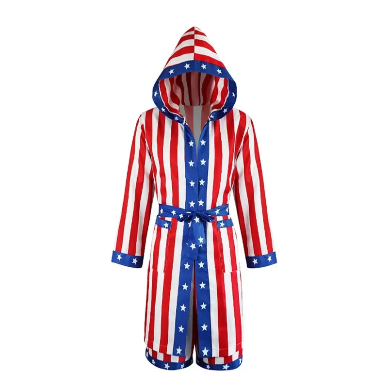 Cospa Cosplay Costume - 25COS3PCS Rocky Balboa Boxer Cosplay Costume