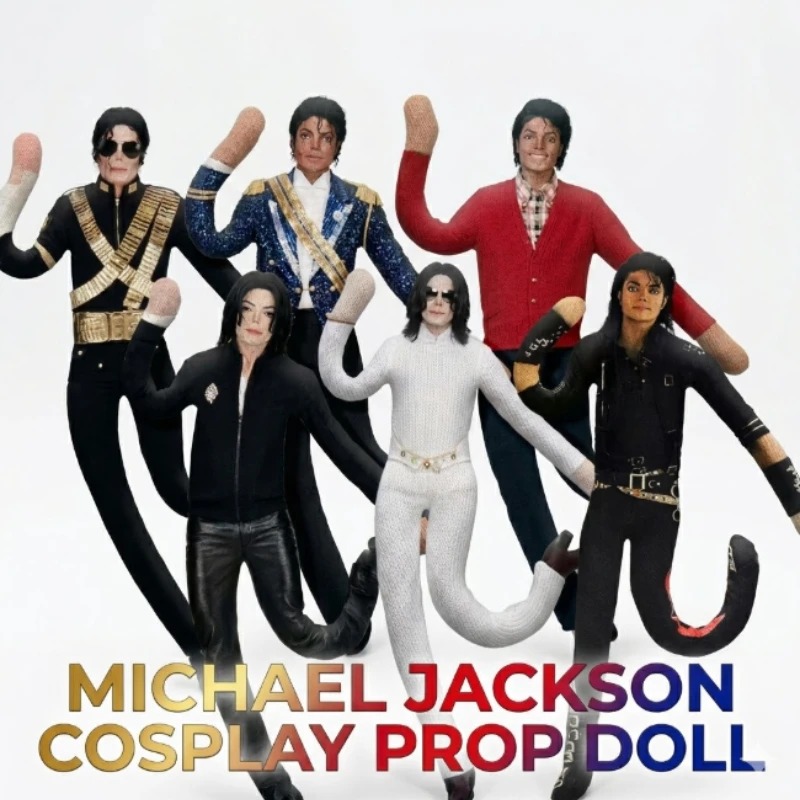 Evoker Cosplay Prop - Nouvelle Poupée en Peluche Michael Jackson