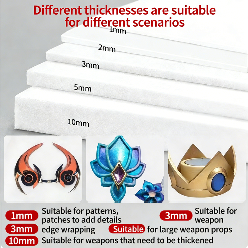 Cosplay Prop Foam Board - Matériau en feuille de mousse EVA