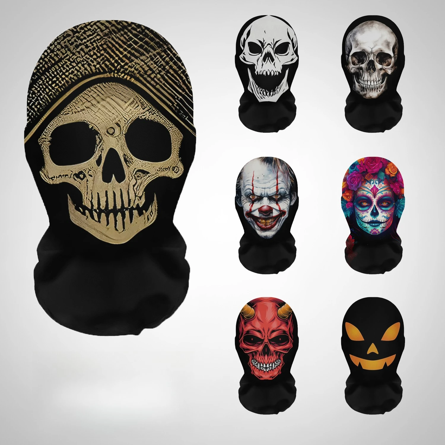 Free Cosplay Prop Patterns - Masques de terreur d'halloween, impression 3D,