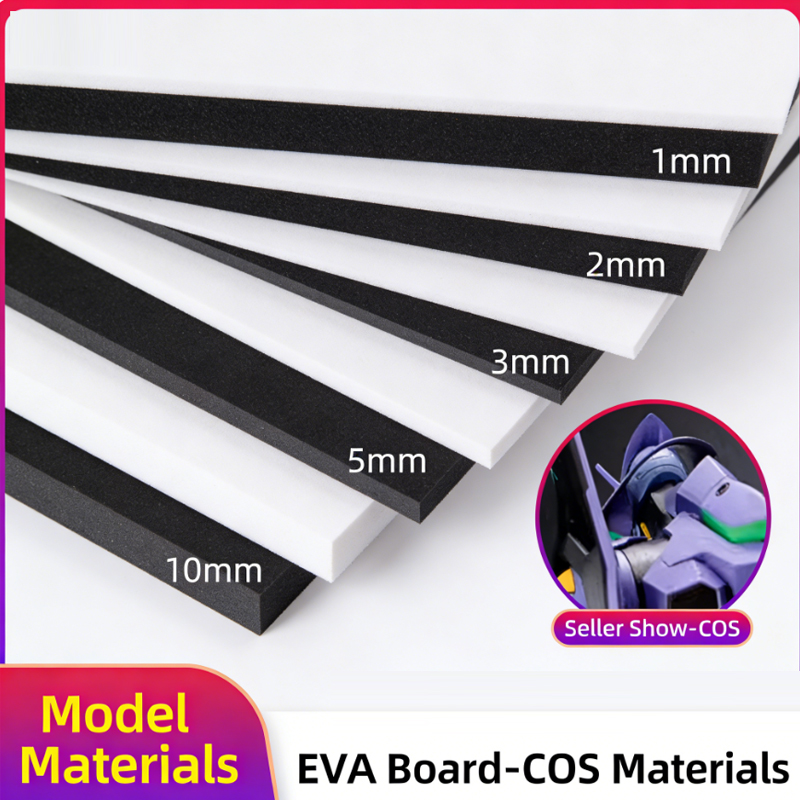 Cosplay Prop Foam Board - Matière première en mousse EVA noire
