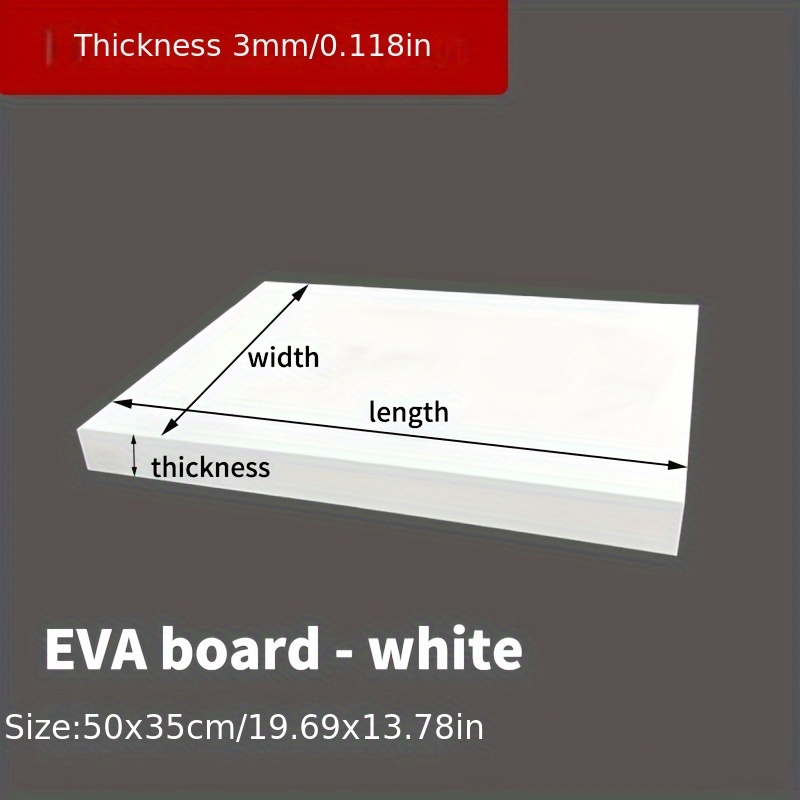 Planche en mousse EVA 14x39 po - Cosplay Prop Foam Board avis et prix