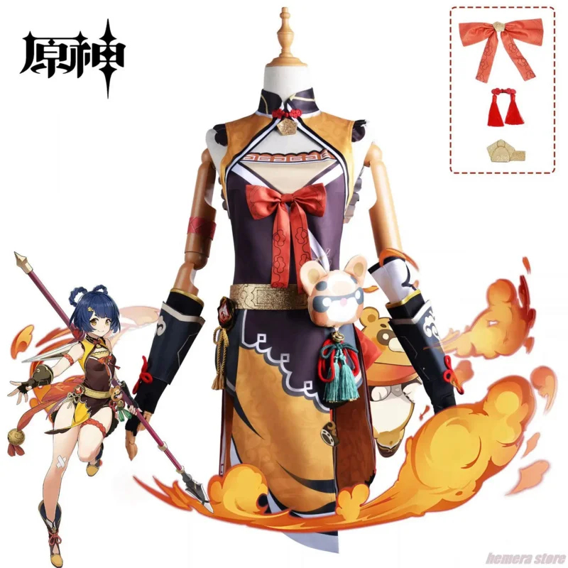 Perruque de cosplay Xiangling  - Cospa Cosplay Costume avis et prix