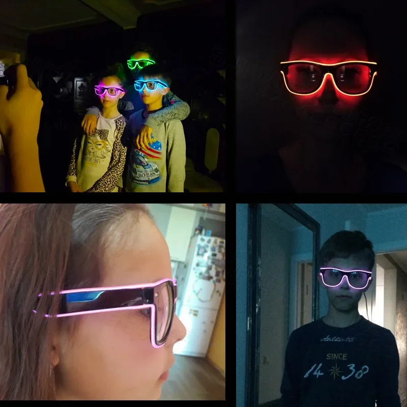 Lunettes clignotantes EL fil l - Led El Wire avis et prix