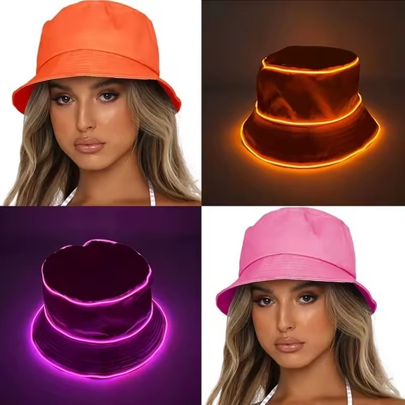 Casquette LED de plage unie, c - Led El Wire avis et prix