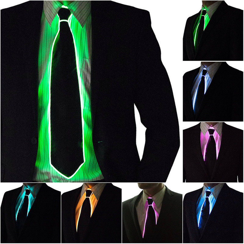 Hommes cravate lumineuse EL fi - Led El Wire avis et prix